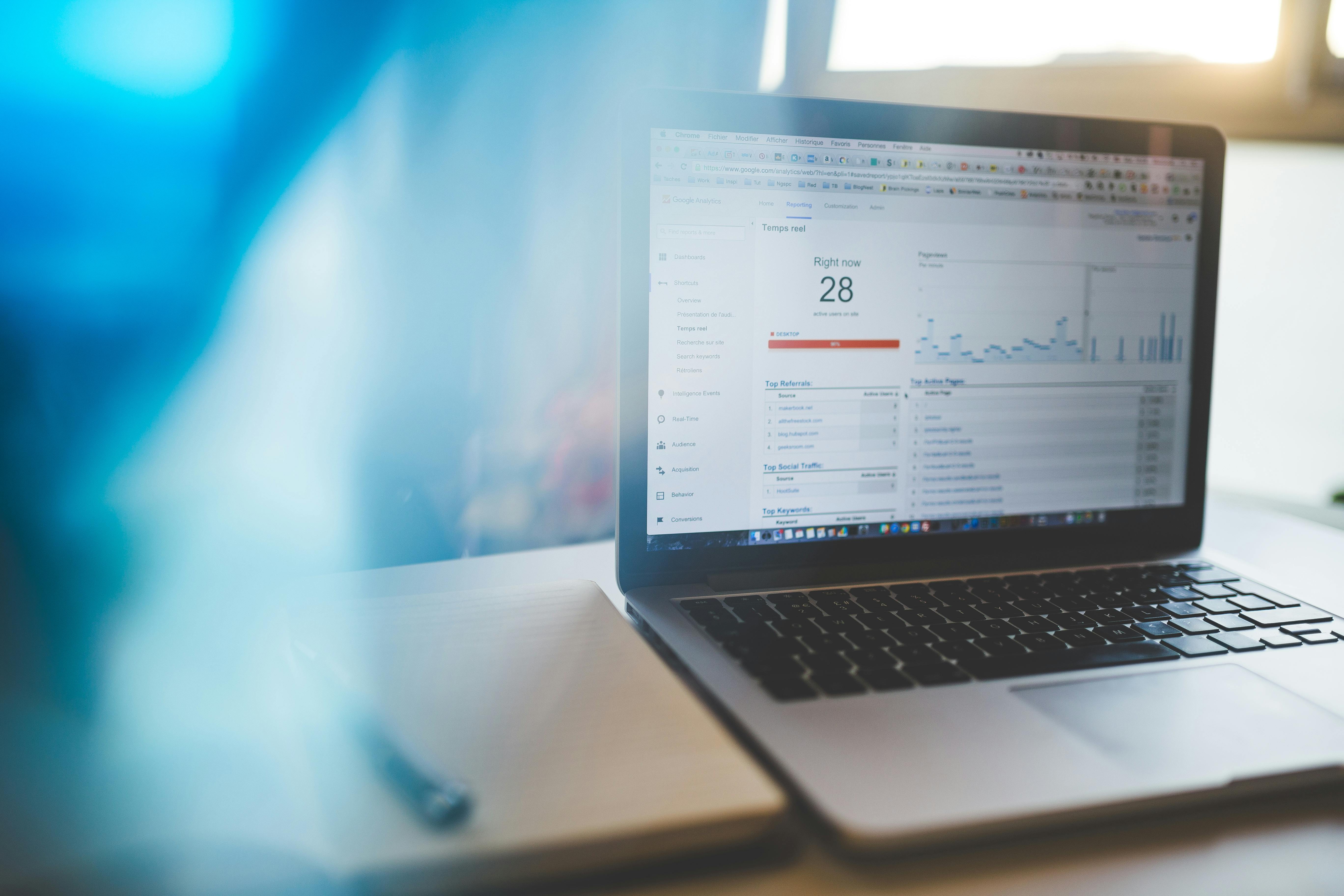 SaaS metrics dashboard showing MRR, churn, and active users